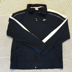 Nike Track Jacket Blue with White Stripes
